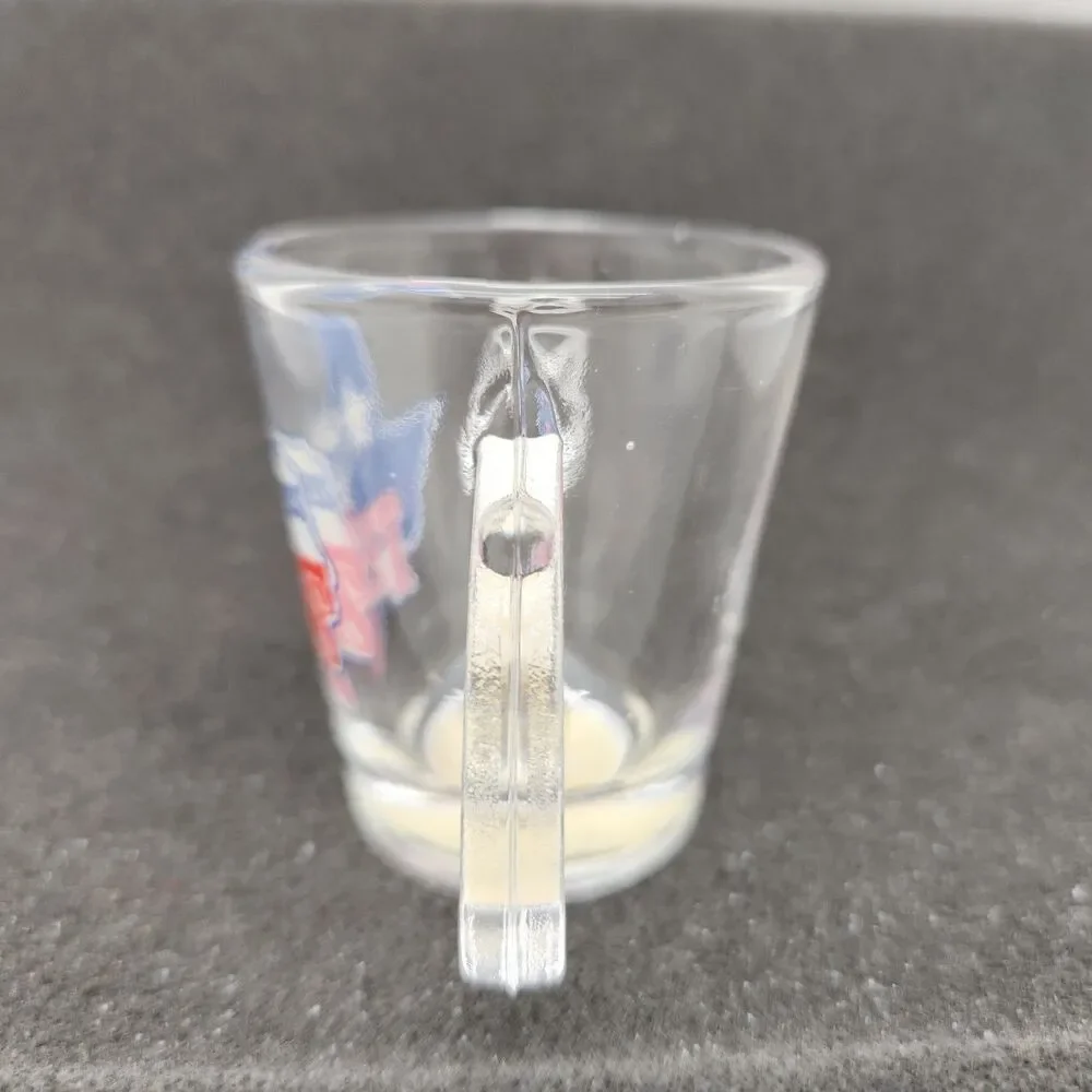 Shot Glass 3D Handle Pistol Nashville Or Texas Made In Taiwan Vintage Bar Ware